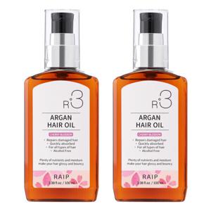 라입 R3 아르간오일 헤어에센스 체리블라썸 100ml 2개