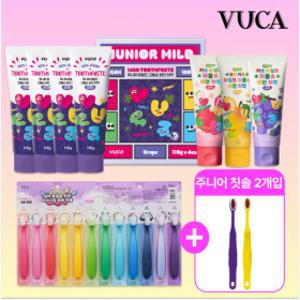 VU.CA 비건 고불소 저불소 어린이 치약 칫솔 모음 뷰카 (+칫솔 증정)