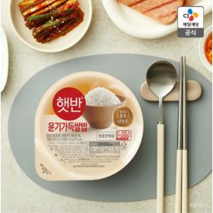 햇반 윤기가득 쌀밥210g 12개 + 윤기가득 쌀밥210g 12개 총 24개