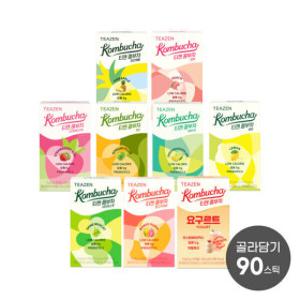 티젠 콤부차 10스틱 X9박스 BEST맛 골라담기 /총 90스틱 당0g 저칼로리
