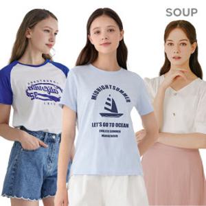 (20+15%+무배)최대35% SOUPx비지트인뉴욕 백화점 신상+아울렛 티셔츠/블라우스/원피스 외 최대할인89%