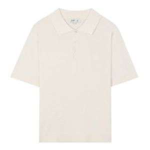갤러리아 지이크(SIEG) S/S 아이보리 반팔 카라 니트 풀오버 티셔츠 PIUCD8015