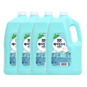 퐁퐁 주방세제 베이킹소다 3000ML 4개