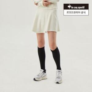 [르꼬끄공식] [70% OFF] 여성 컴피니트 플레어 스커트 (QO322OSK91)