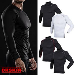 [DRSKIN] 남성 기능성 겨울 히트텍 폴라 라운드 기모 상의