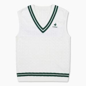 [르꼬끄공식] [60% OFF] 유니 케이블 스웨터 베스트 (QP123TST12)