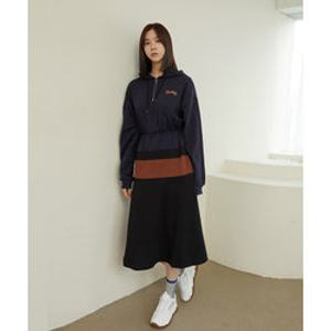 아키클래식  테니스클럽 후드 여성 데일리 원피스