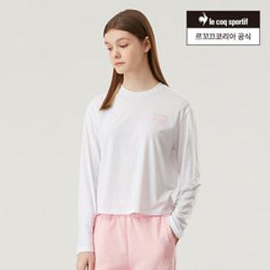 [르꼬끄공식] [60% OFF] 여성 베이직 세미크롭 긴팔티 (QP122ORL11)