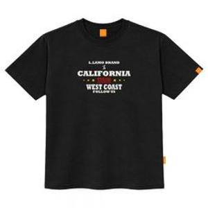 엘라모 캘리포니아 반팔티셔츠 남녀공용 빅사이즈 S~4XL