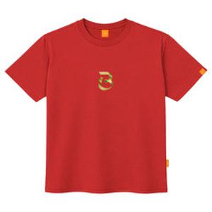 엘라모 실크리본 반팔티셔츠 남녀공용 빅사이즈 S~4XL