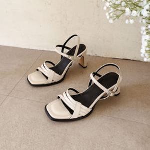 [SOVO] 베리엘 2type 스트랩 샌들힐 5cm & 7cm
