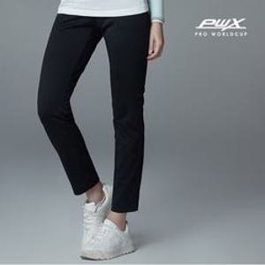 [프로월드컵] 여성 블랙 간절기 트레이닝 바지 팬츠 P201I402A_BK