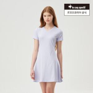 [르꼬끄공식] [60% OFF] 여성 쿨코테 골지 브이넥 원피스 (QP222OOP42)
