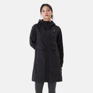 [데상트공식][50% OFF] [DUALIS] 여성 안감형 롱 웨더 코트 SP312DJK92