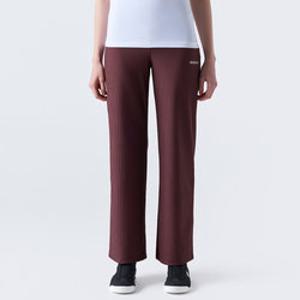[데상트공식][40% OFF] 우먼스 세미와이드 골지 팬츠 SQ122PFP13