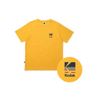[코닥어패럴] 레인보우 소로나 반팔티셔츠 YELLOW