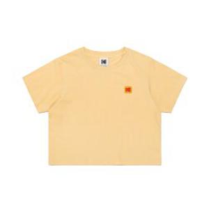 [코닥어패럴] 시그니처 로고 아스킨 반팔 티셔츠 우먼 YELLOW