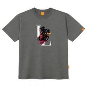 엘라모 다크나이트 반팔 티셔츠 남녀공용 빅사이즈 S~4XL