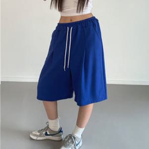 여자 핀턱 버뮤다트레이닝 5부 와이드 6컬러 반바지