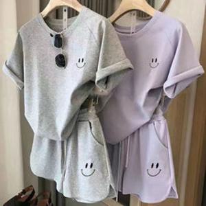 노르틱 여성 반팔 트레이닝복 세트