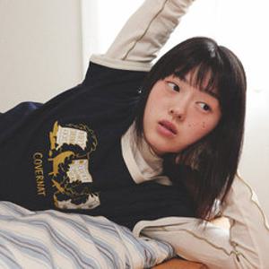 [커버낫] [TAG가 59,000] [커버낫X하이다나] 럭키 씨리얼 링거 티셔츠 Navy