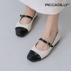 [백화점]피카딜리  250270-2 플랫슈즈_오프화이트 (1.5cm)