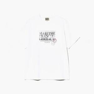 M 마리떼프랑소와반팔티 TQK MFG45UTS207WHT CLASSIC LOGO STAMP TEE
