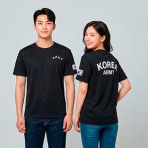 남녀공용 로카티 반팔티 체육대회 육군 군대 반팔 티셔츠 ROKA