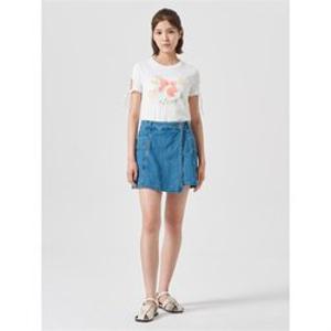 에잇세컨즈 324825LP8Q 바지 데님 치마바지 스카이 블루 8Q 4324347