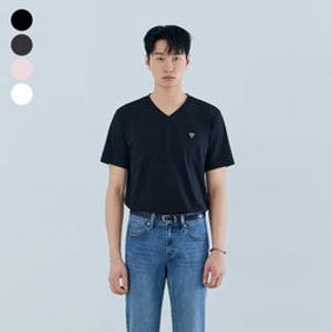[백화점][게스(진)]남여공용 브이넥 투명 미니삼각 쿨반팔 티셔츠 MQ2K9490