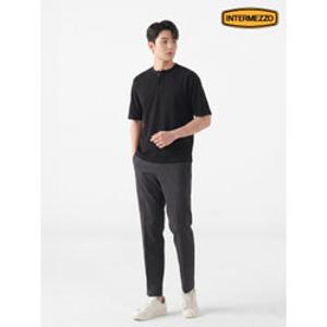 [인터메조]라이트 쿨 히든 밴딩 슬랙스 IMGSPT010F 차콜