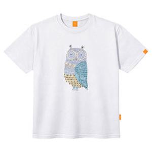 엘라모 큐빅부엉이 반팔티 S~4XL 남녀공용