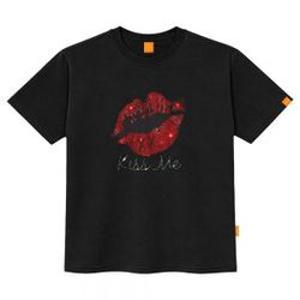 엘라모 큐빅키스미 반팔티셔츠 남녀공용 빅사이즈 S~4XL
