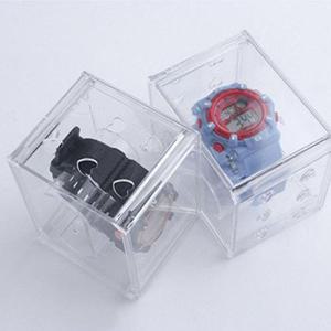 투명 아크릴 박스 손목시계 보관함 시계 장식함 2개 WFL450C