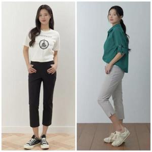 [지센]지센 HC41 트리코트 풀밴드 7부 슬림 팬츠 SPTQ473 (48734585)