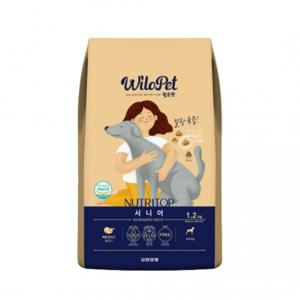 유한양행 윌로펫 뉴트리탑 시니어 1.2kg [습식사료]