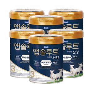[24년 리뉴얼] 앱솔루트 프리미엄 산양 750g 3단계(12~24개월) 6캔