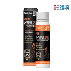 코오롱제약 닥터 L-아르기닌K 플러스(1000mgX180정)
