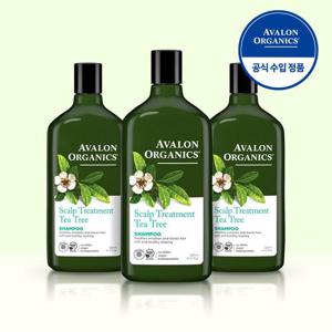 아발론오가닉스 유기농 티트리 샴푸 325ml 3개