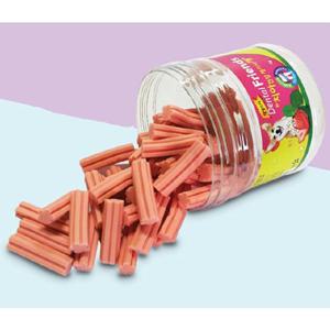 애견덴탈껌 개껌 덴탈프렌즈 미니 딸기 300g 1p 애견 덴탈껌 치석