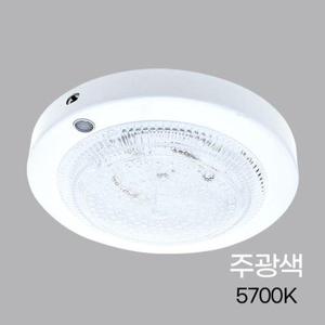 LED그린티 원형 LED 센서등 15W 마이콤센서 주광 KC WFI8GH1