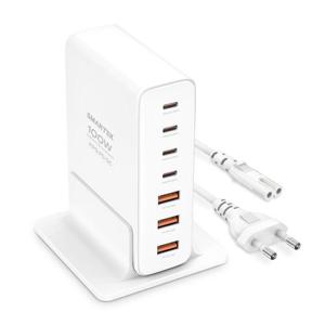 [ VIP 특가 I 스마텍 ] 100W 7포트 초고속 멀티 충전기 I USB C타입 충전 어댑터 PD PPS