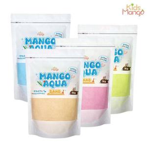 키즈망고 촉감놀이 망고아쿠아샌드 모래놀이 1kg