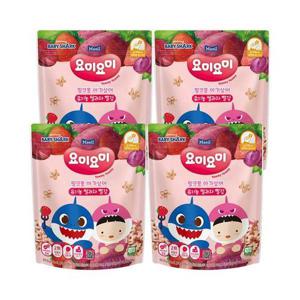 [요미요미]유기농과자 빨강2단계 25G 4봉