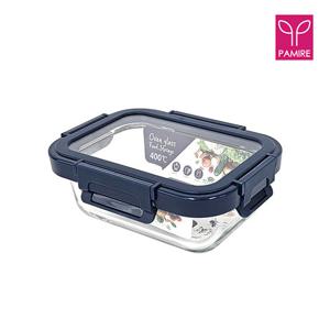 파미레 오븐클리어락 직사각 630ml / 유리밀폐용기