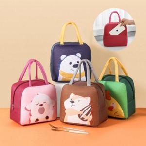캐릭터 디자인 아이스팩 도시락가방 소풍 런치 토트백 WFL925S