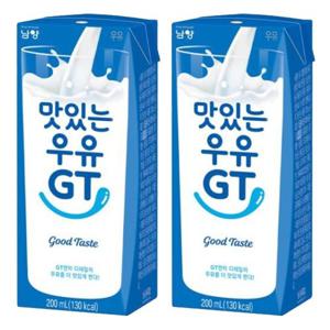 [남양] 맛있는 우유 GT 200ml x 24개 멸균 흰우유