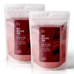 [더블유쇼핑]늘해찬 국산 제주 레드비트 가루 분말 비트 300g x 2개_16499699_588707