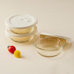 락앤락 바로한끼 유리 밥용기 355ml 3개세트 (LLG302S3)