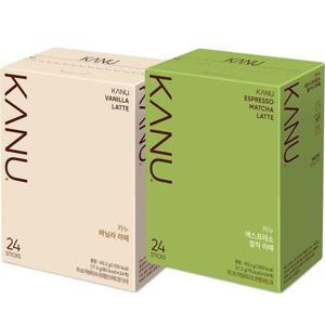 갤러리아_카누 바닐라 라떼 24T+말차 라떼 24T
